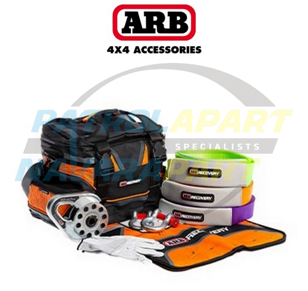 ARB Premium Recovery Kit with Bag, Snatch, Tree Truck, Winch Ext, Block, Damper, Shackles & Gloves