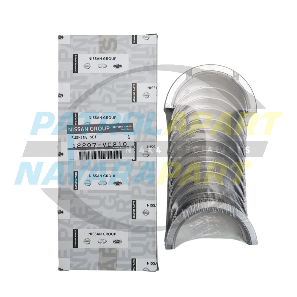 Genuine Nissan Main Bearing Set TB42, TB45, TB48 - Nissan Patrol Y60 GQ & Y61 GU