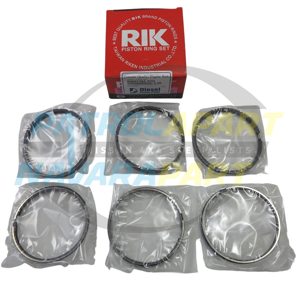 Genuine Nissan 3mm Oil Piston Ring Set TD42 - Nissan Patrol Y60 GQ & Y61 GU
