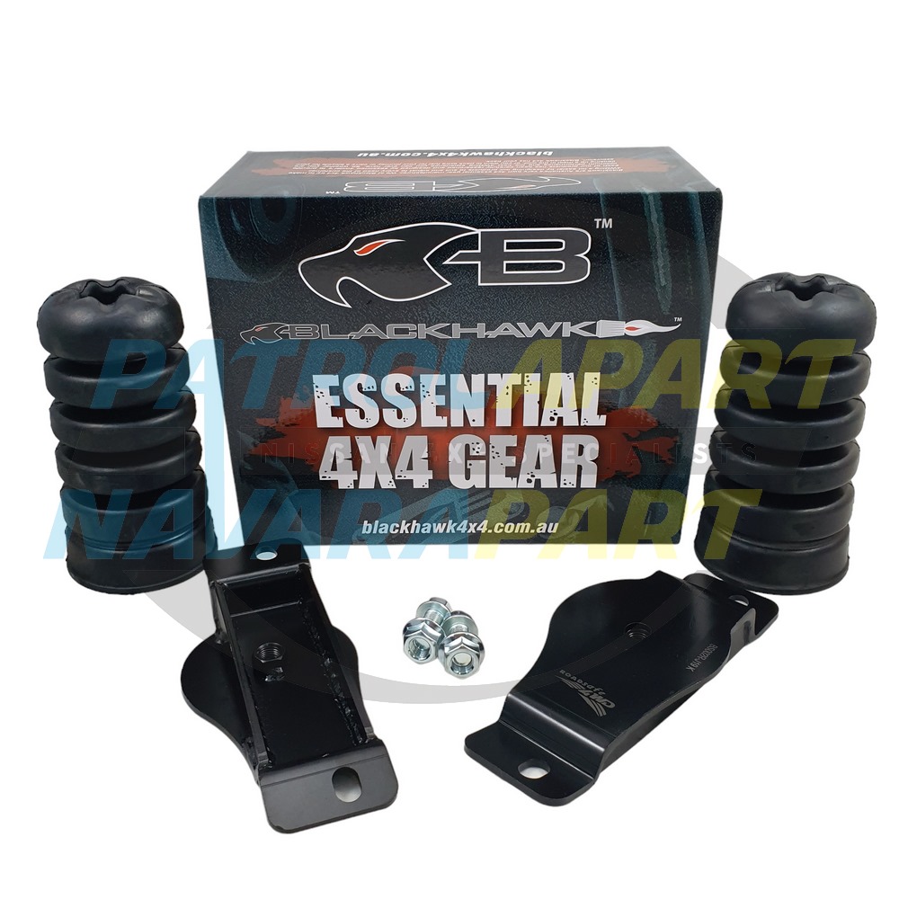 Blackhawk 4x4 Rear Extended Bump Stop Pair - Nissan Patrol Y60 GQ & Y61 GU