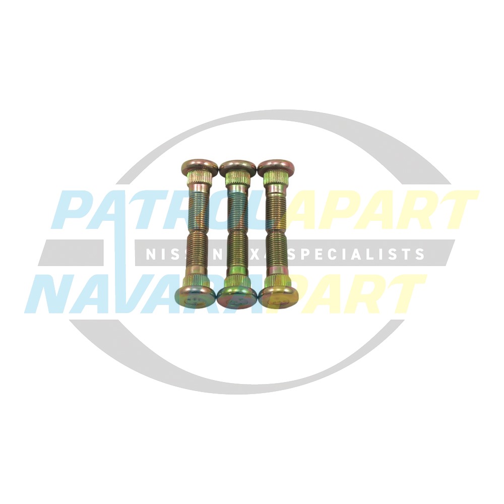 Front Wheel Stud Set of 6 by NICE - Nissan Patrol Y60 GQ & Y61 GU