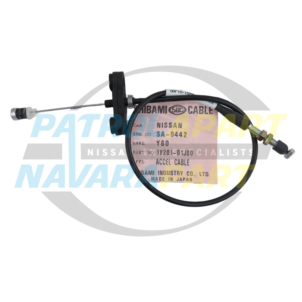 SBK Throttle Cable - Nissan Patrol Y60 GQ