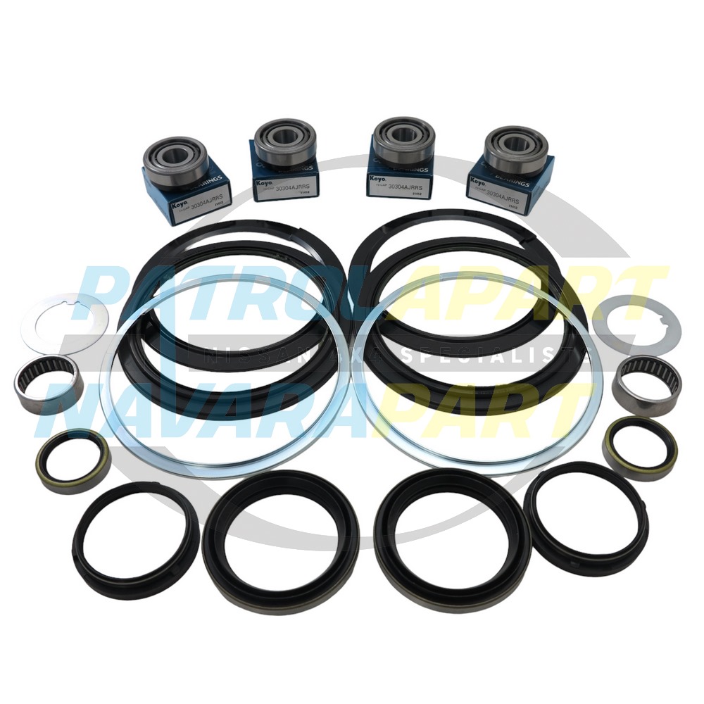 Front Axle Swivel Hub Rebuild Kit - Nissan Patrol Y61 GU