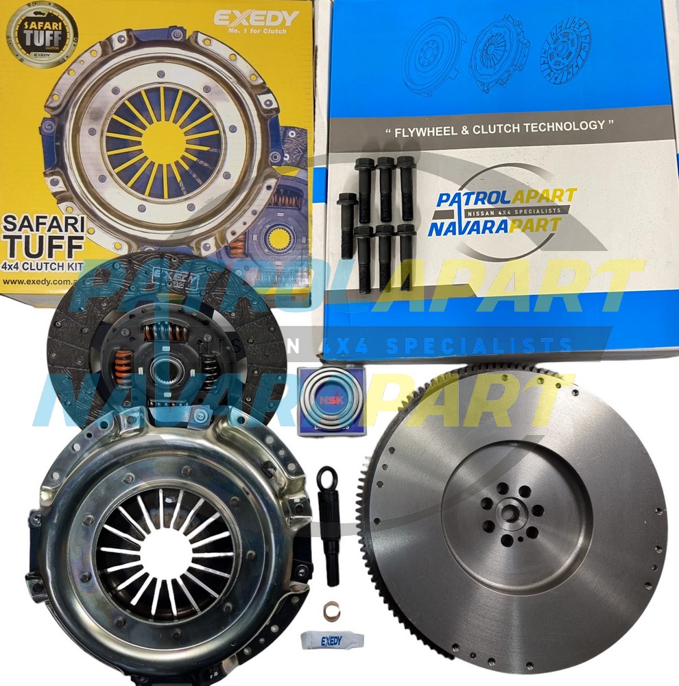 Genuine Nissan Exedy Safari Tuff Clutch Kit With Solid Flywheel ZD30 - Nissan Patrol Y61 GU