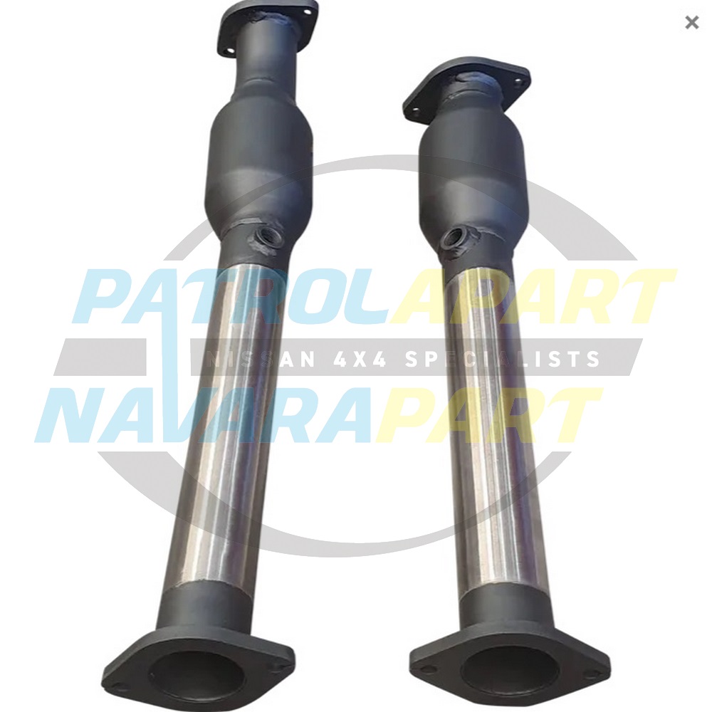 2 1/2IN HIGH FLOW CATS PAIR - Nissan Patrol Y62