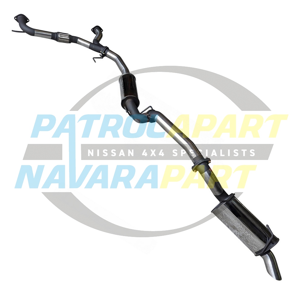 Genuine Nissan Manta Performance Stainless Steel Cat-Back Exhaust System with Muffler & Hot Dog - Nissan Patrol Y62