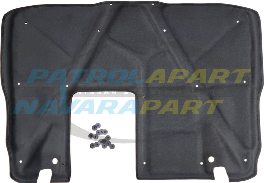 Under Bonnet Insulator with Clips - Nissan Patrol Y61 GU S1-3