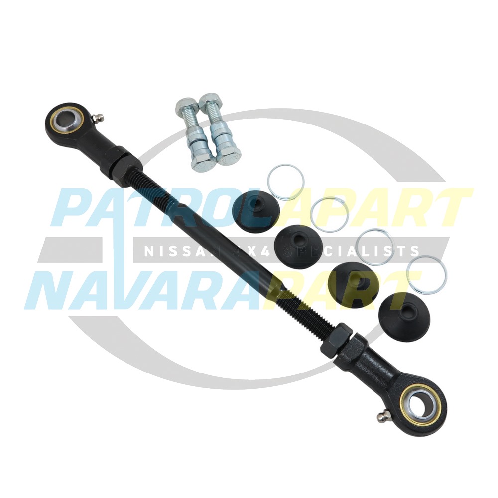 Left Hand Rear Extended Sway Bar Link - Nissan Patrol Y61 GU
