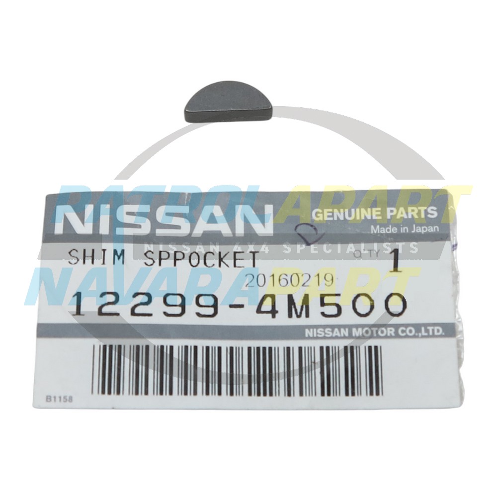 Genuine Nissan Harmonic Woodruff Key TB48 VK56 - Nissan Patrol Y61 GU & Y62