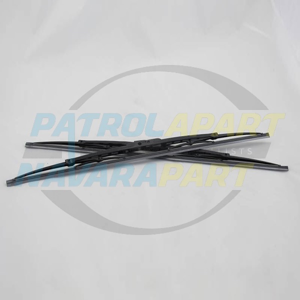 Genuine Nissan Wiper Blade Arm Assembly Pair - Nissan Patrol Y61 GU