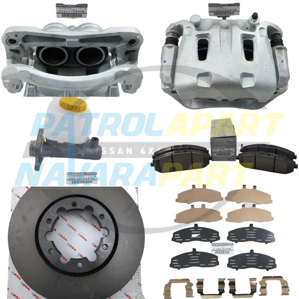 Genuine Nissan Brake Caliper Conversion Upgrade Kit TB48 - Nissan Patrol Y61 GU