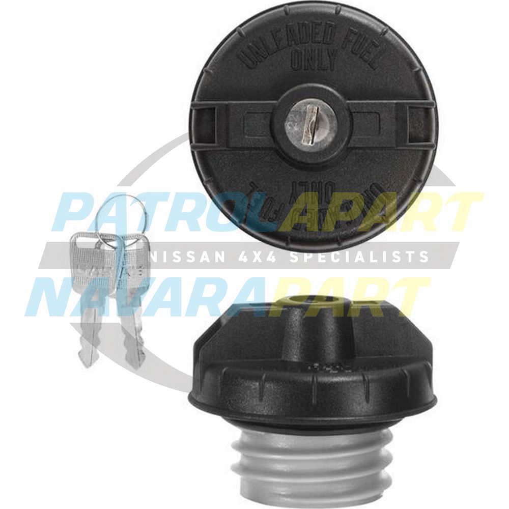 Tridon Locking Fuel Cap with Key - Nissan Patrol Y60 GQ Ute, Y61 GU Ute & Navara D22