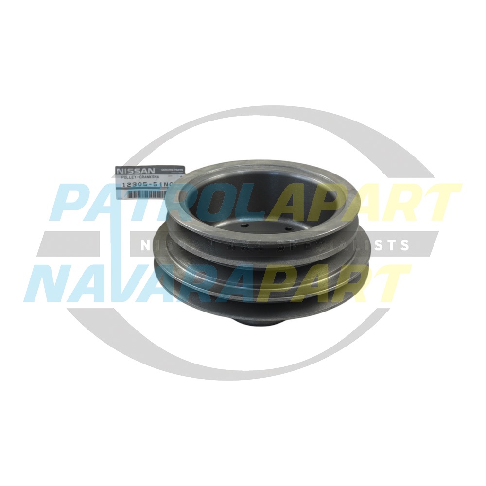 Genuine Nissan Harmonic Balancer TD42 - Nissan Patrol Y61 GU