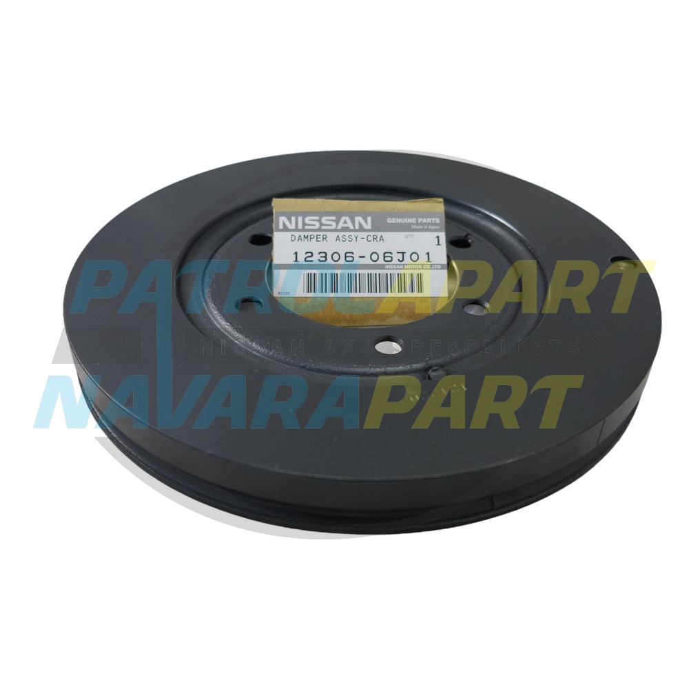 Genuine Nissan Harmonic Damper TD42 - Nissan Patrol Y60 GQ & Y61 GU