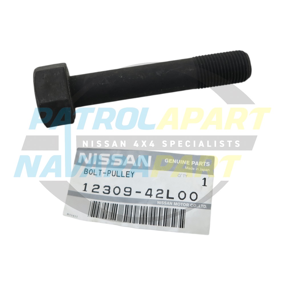 Genuine Nissan Harmonic Balancer Bolt RB30 RD28 - Nissan Patrol Y60 GQ & Y61 GU