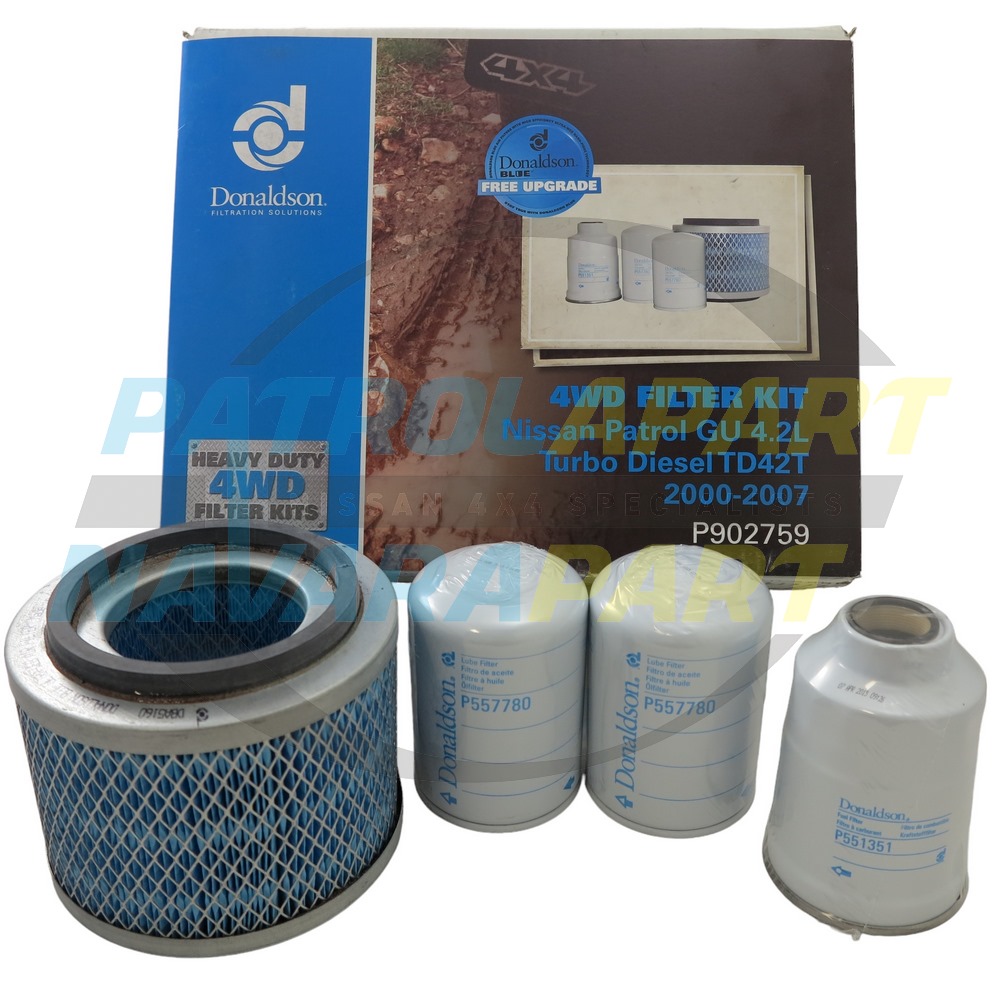 Donaldson Filter Kit TD42 - Nissan Patrol Y61 GU 2000-2007