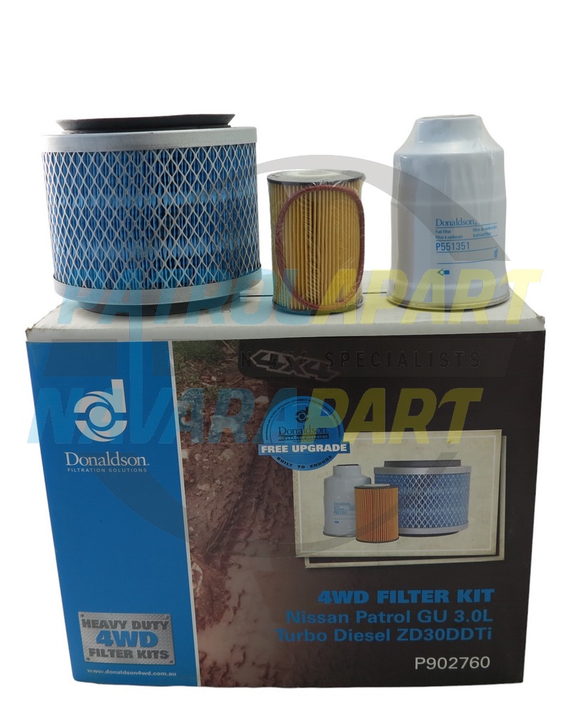 Donaldson Filter Kit ZD30 - Nissan Patrol Y61 GU 2000-2007