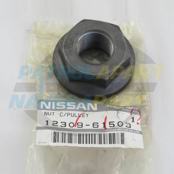 Genuine Nissan Harmonic Balancer Crank Nut TD42 ZD30 - Nissan Patrol Y60 GQ & Y61 GU