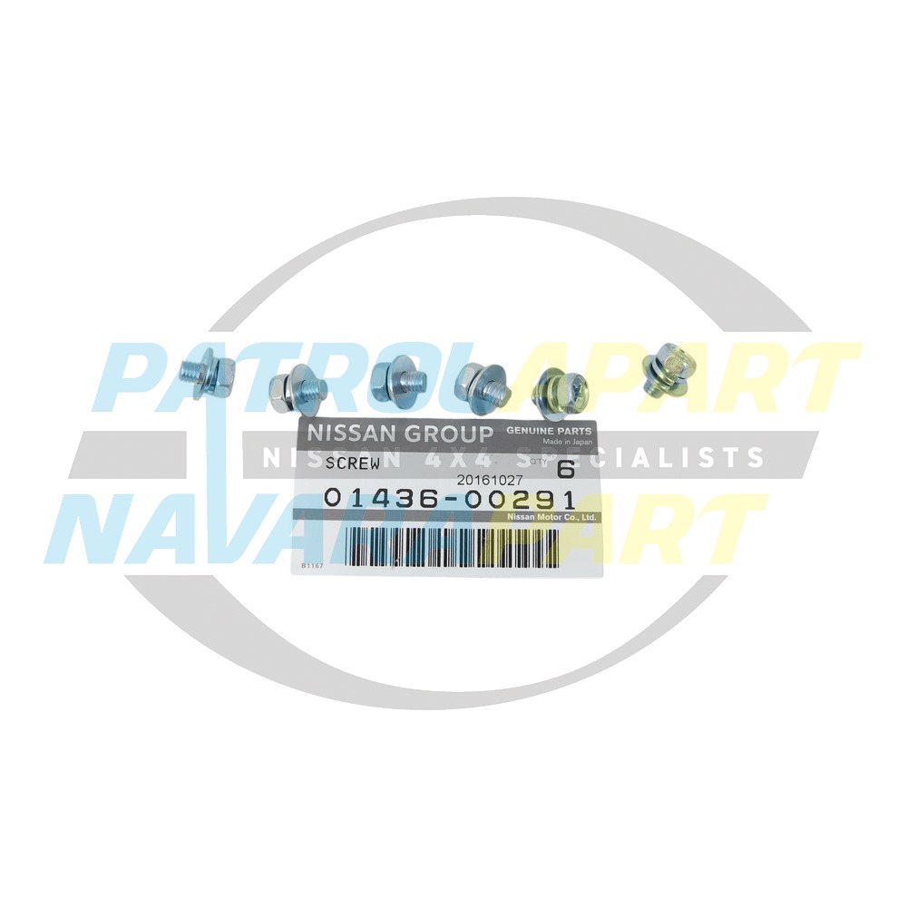 Genuine Nissan Fuel Tank Sender Bolt Set - Nissan Patrol Y60 GQ & Y61 GU