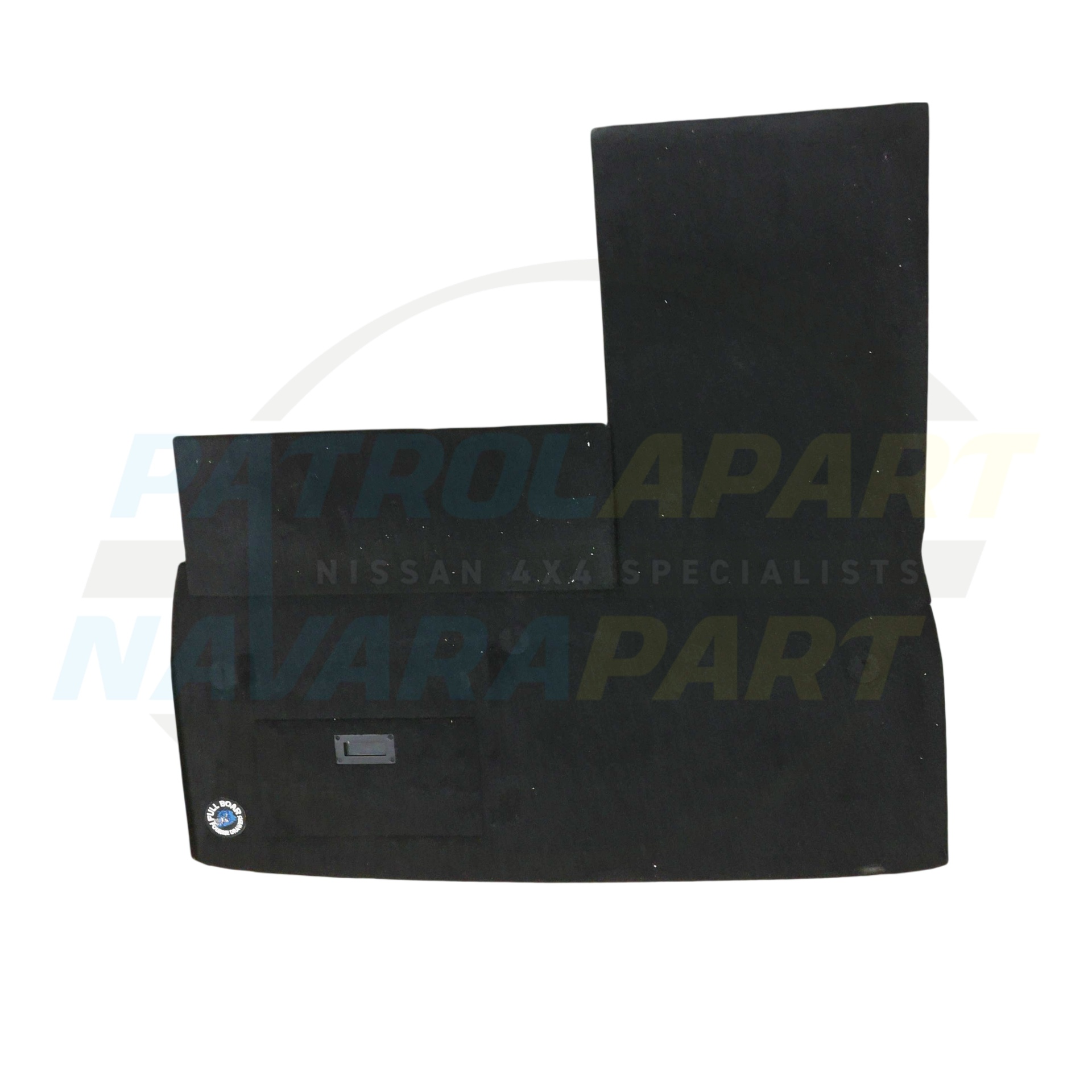 Full Boar Fourbie Drawers Rear Cargo False Floor in Black L Shape - Nissan Patrol Y62