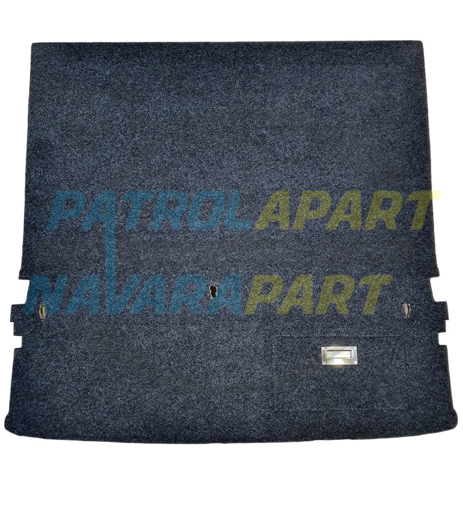 Full Boar Fourbie Drawers Rear Cargo False Floor in Charcoal with 1 Hatch - Nissan Patrol Y62
