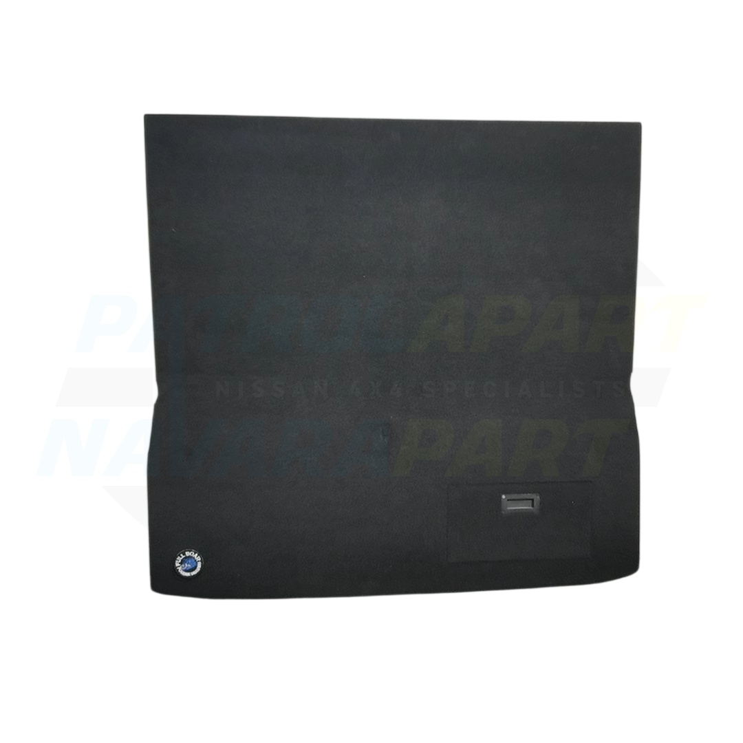 Full Boar Fourbie Drawers Rear Cargo False Floor in Black with 1 Access Hatch - Nissan Patrol Y62