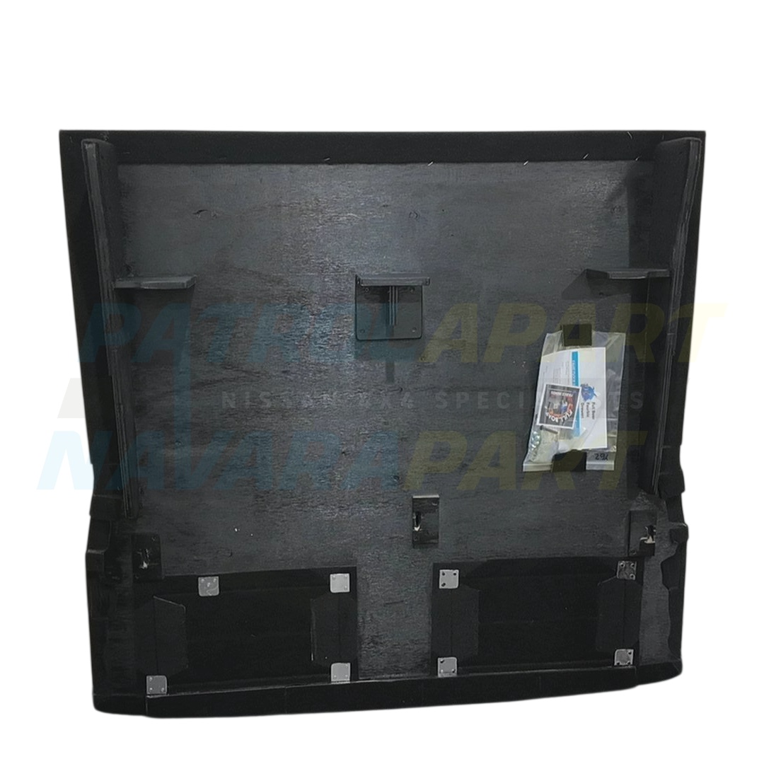 Genuine Nissan Full Boar Fourbie Drawers Rear Cargo False Floor in Black with 2 Access Hatches - Nissan Patrol Y62