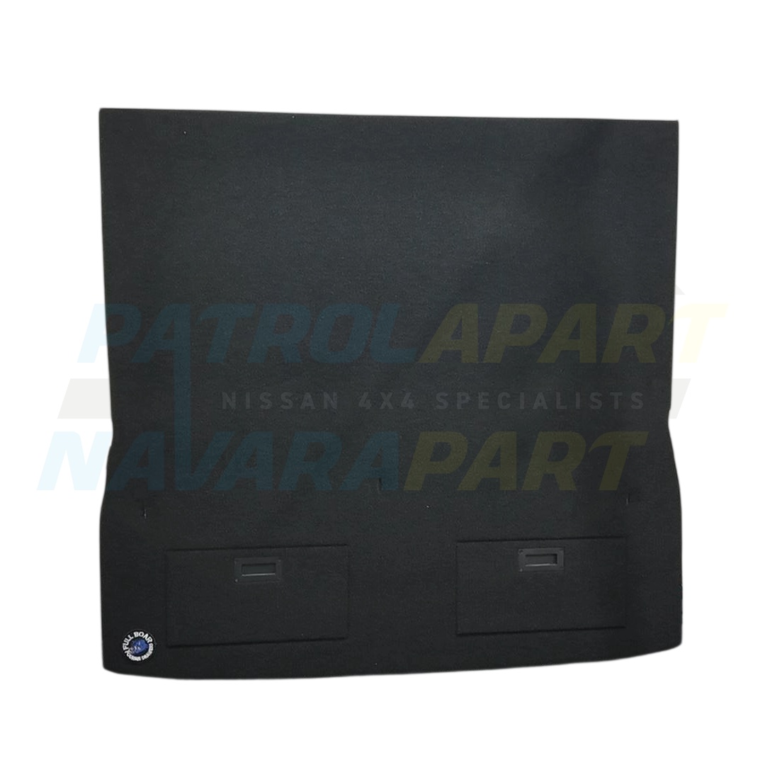 Full Boar Fourbie Drawers Rear Cargo False Floor in Black with 2 Access Hatches - Nissan Patrol Y62