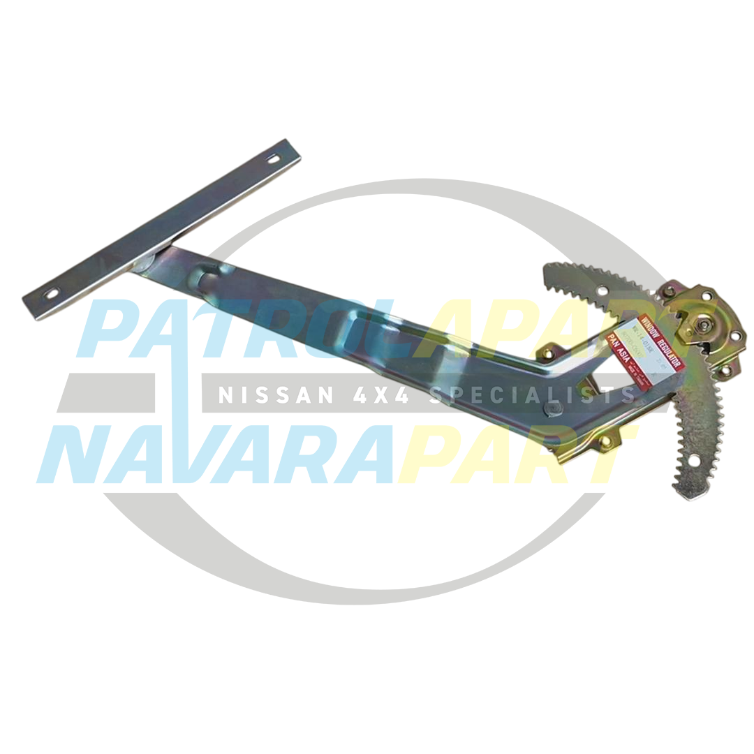 Genuine Nissan Window Regulator RH Front Right 1/4 Vent Window Style - Nissan Patrol Y60 GQ