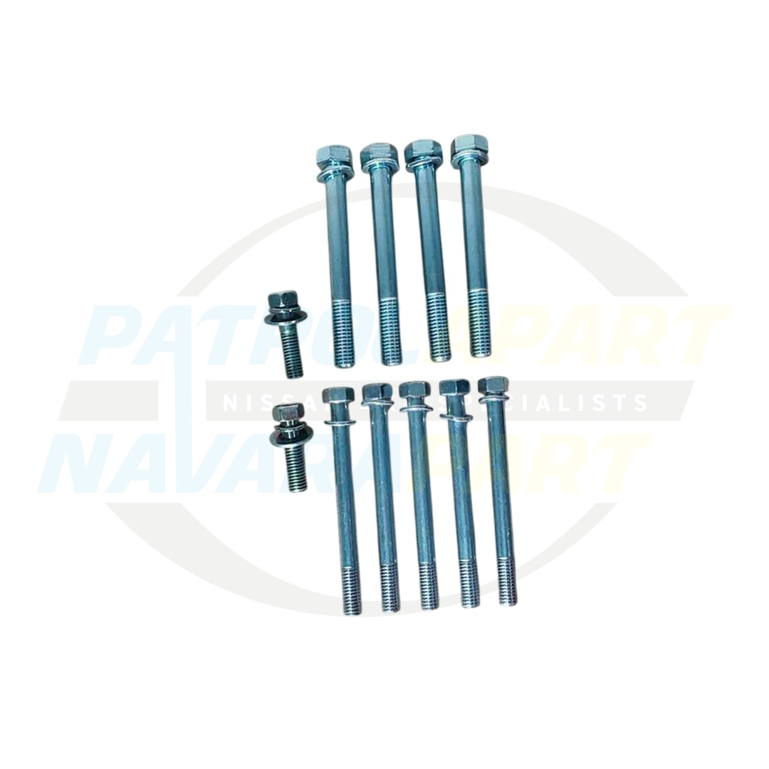 Genuine Manual Gearbox Bell Housing Bolt Set ZD30 - Nissan Patrol Y61 GU