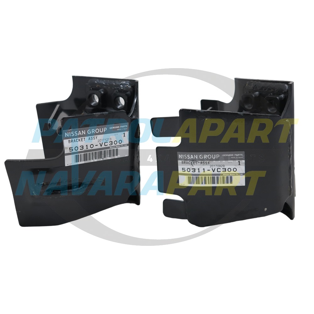 Genuine Nissan Weld on Engine Mounts Suit Chassis TB45 TD42 - Nissan Patrol Y60 GQ & Y61 GU