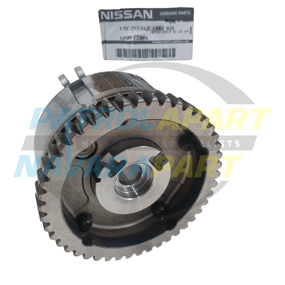 Genuine Nissan Right Hand Camshaft Intake Sprocket - Nissan Patrol Y62