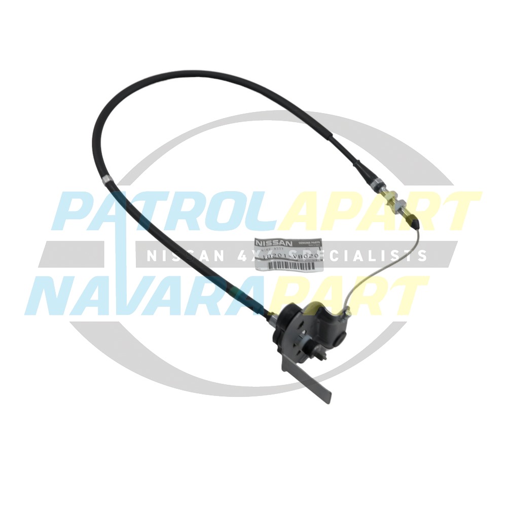 Genuine Nissan EFI Throttle Cable (NEW OLD STOCK) TB42 TB45 - Nissan Patrol Y60 GQ & Y61 GU