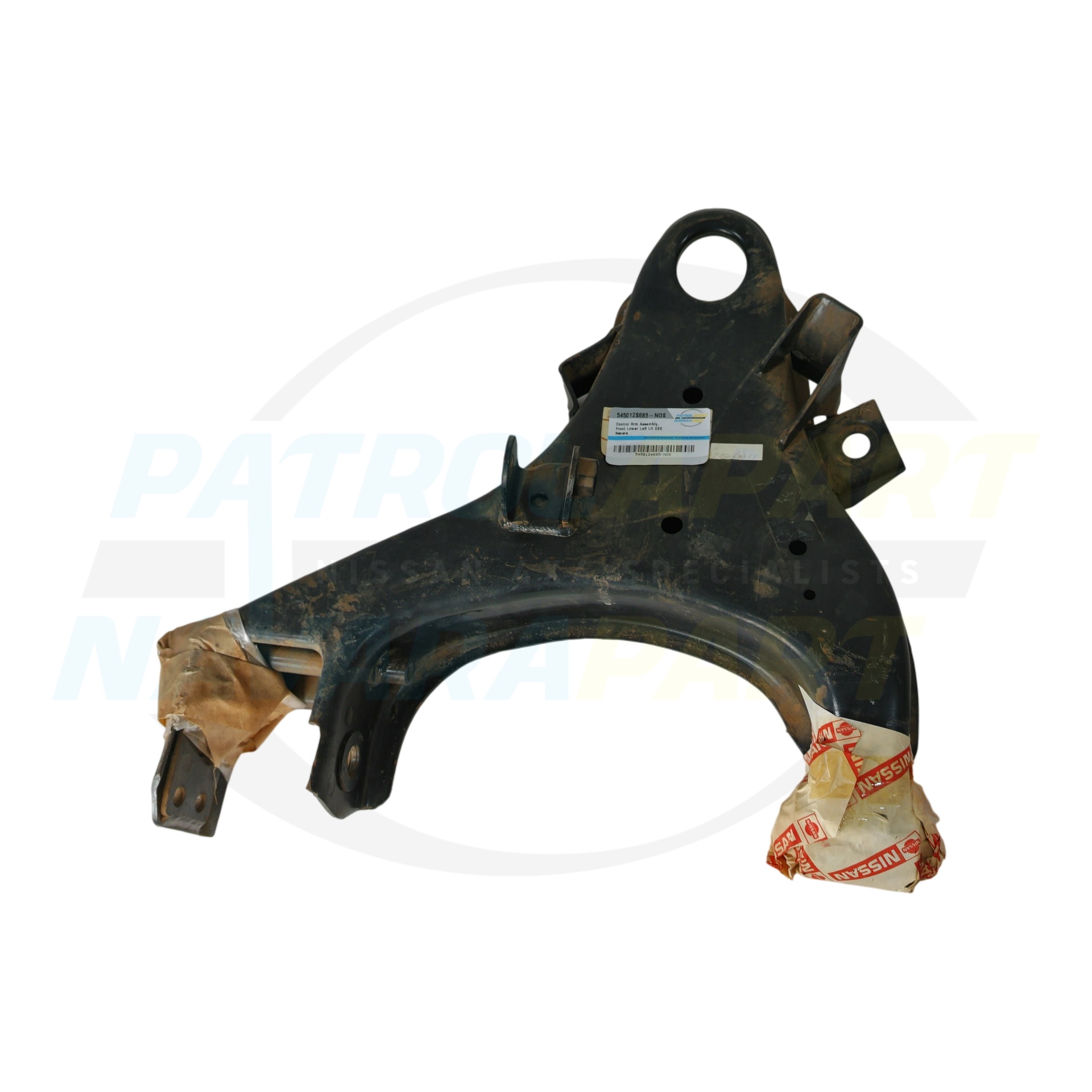 Genuine Nissan (New Old Stock) Control Arm Front Lower Left LH - Nissan Navara D22 1997-2015 Leaf