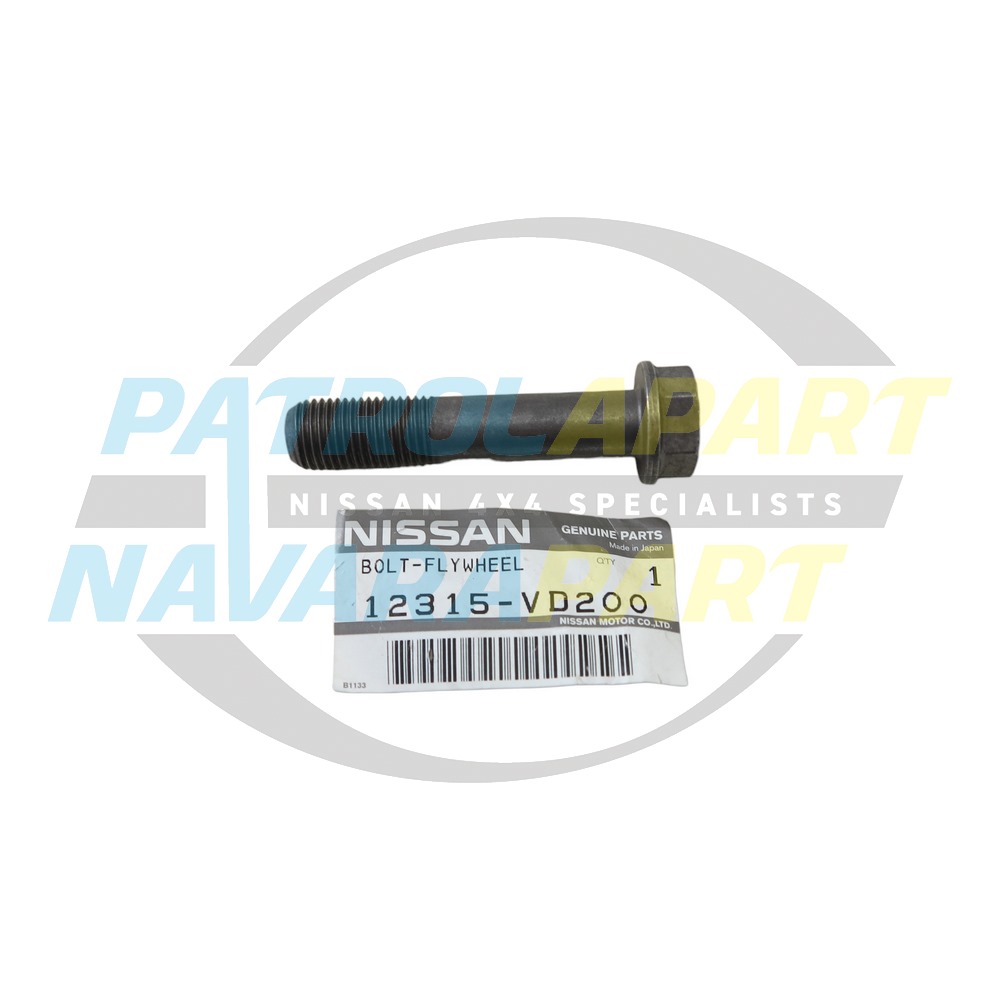 Genuine Nissan Flywheel Long Bolt ZD30 - Nissan Patrol Y61 GU