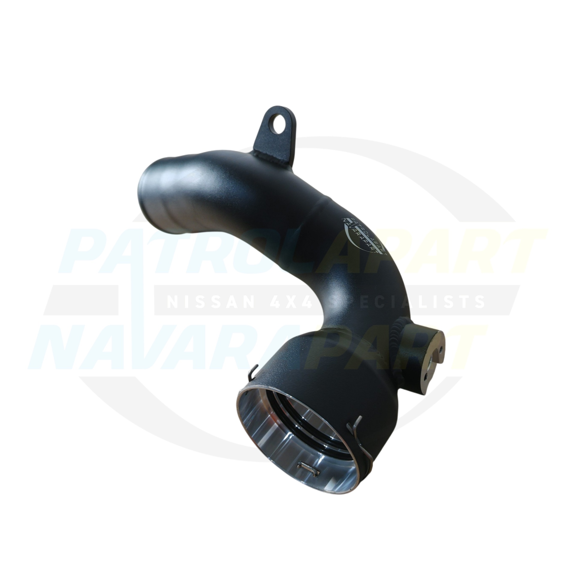 Patrolapart Throttle Body Intake Pipe Upgrade Suit NP300 Black with Boost Fitting YS23 - Nissan Navara D23