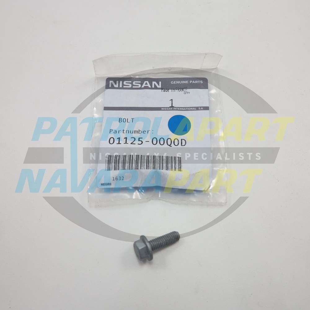 Genuine Nissan Heat Insulator Bolt - Nissan Navara Spanish D40 V9X & Pathfinder R51