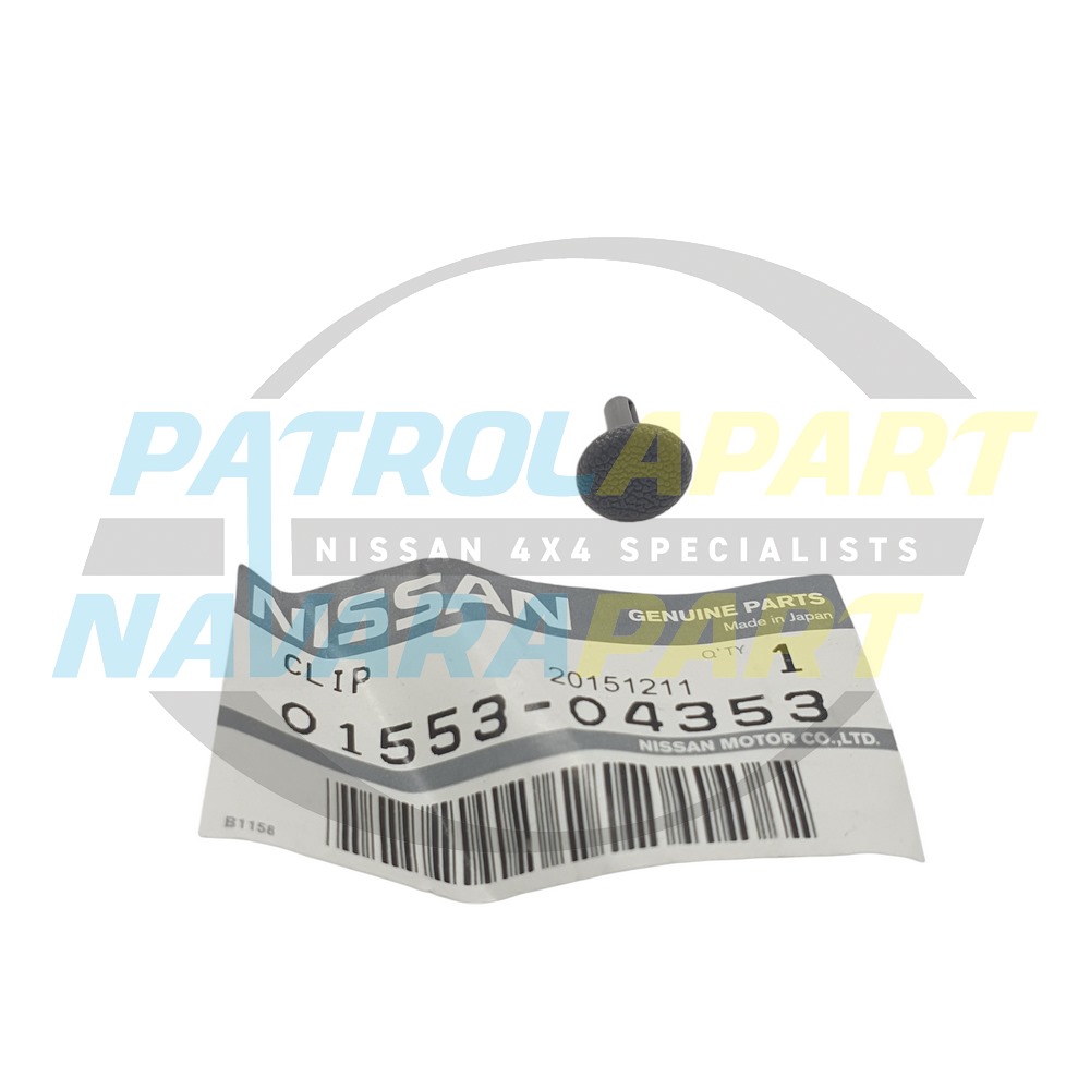 Genuine Nissan Interior Roof Trim Clip Colour Code K - Nissan Navara D22