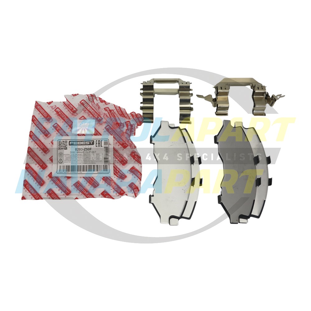Brake Caliper Shim Kit - Nissan Navara D40, Pathfinder R51 (Spanish VSK) V9X