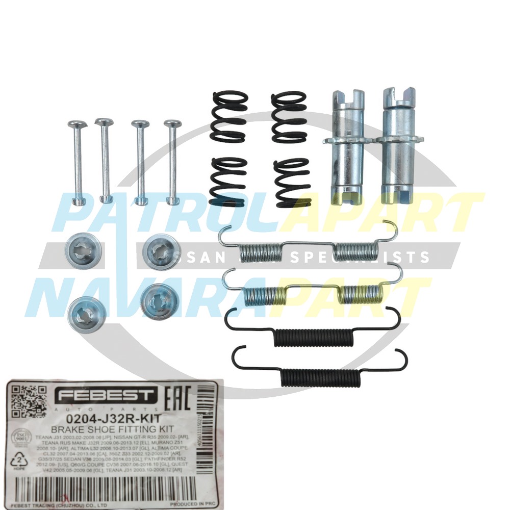 Rear Handbrake Fitting Kit - Nissan Pathfinder R51 V9X YD25 VQ40 2005-2013