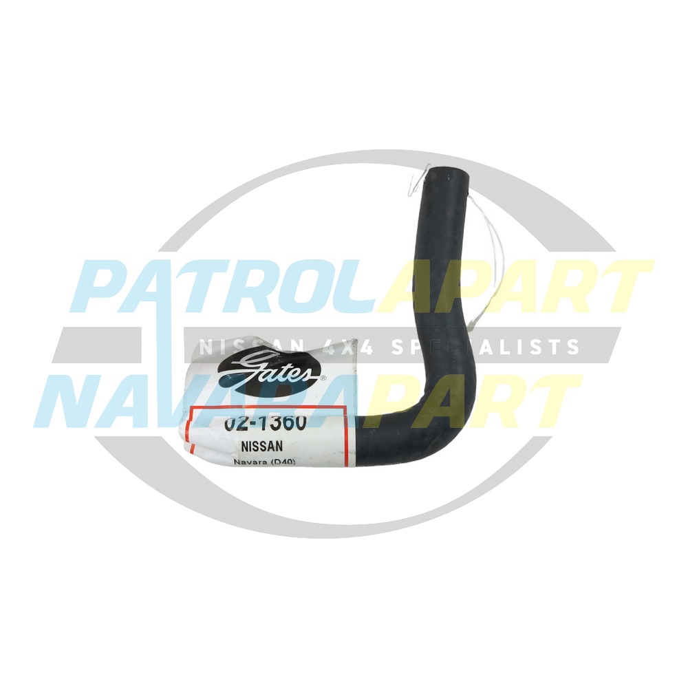 Throttle Body to EGR Valve Hose - Nissan Navara D40 R51 Spanish Thai YD25