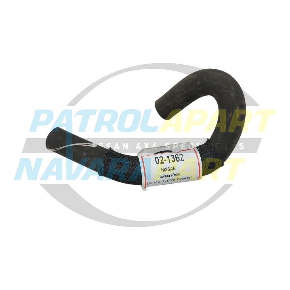 Bottom Oil Cooler Hose - Nissan Navara D40 R51 Spanish (VSK) S1 Thai (MNT) YD25