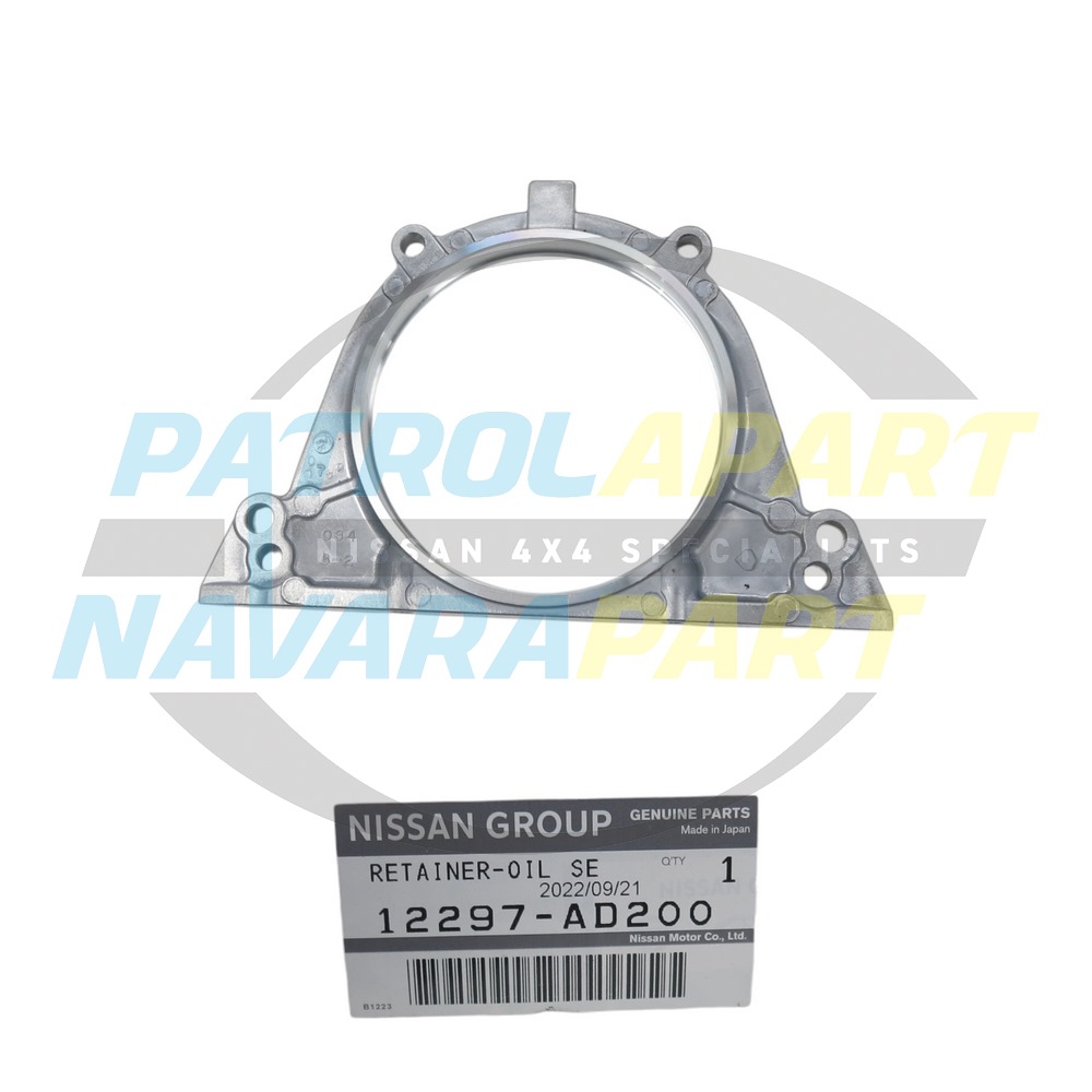Genuine Nissan Rear Main Seal Housing - D22 Navara YD25 (No Seal)