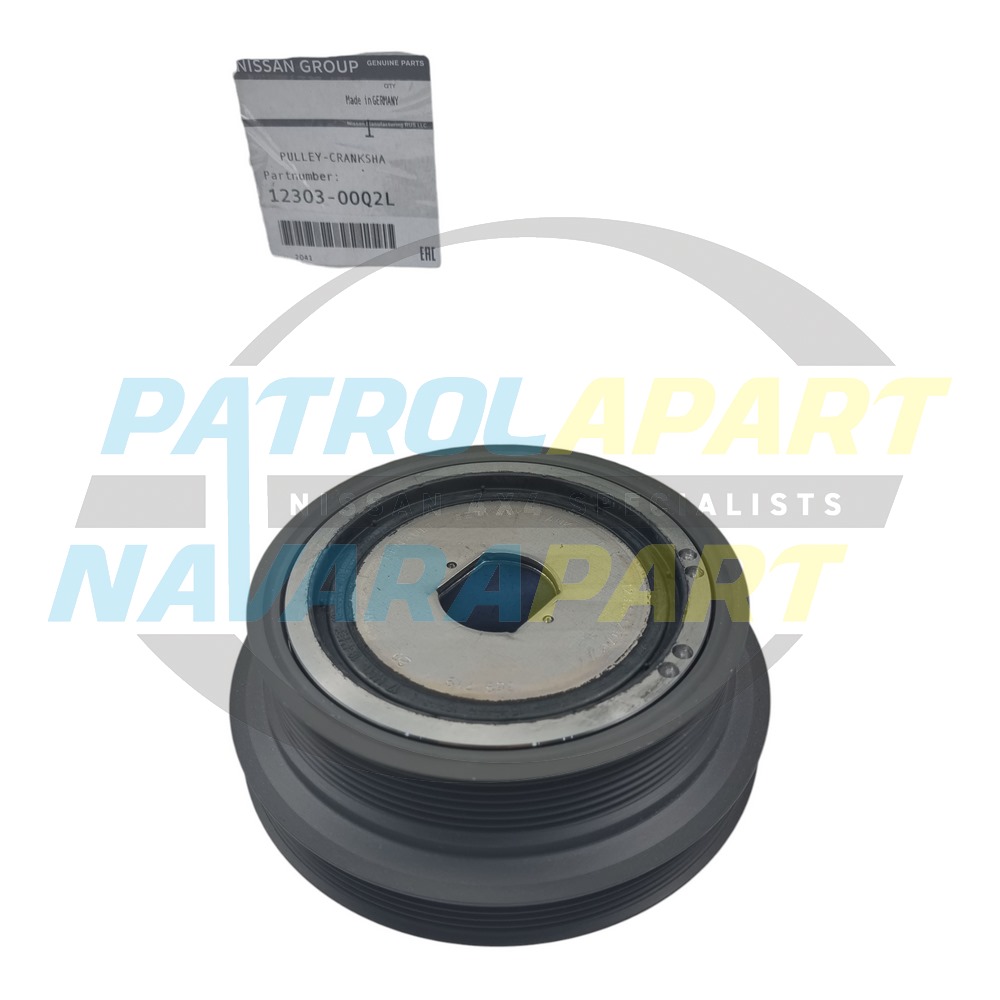 Genuine Nissan Harmonic Balancer - Nissan Navara D23 NP300 2.3L M9T / YS23 Diesel
