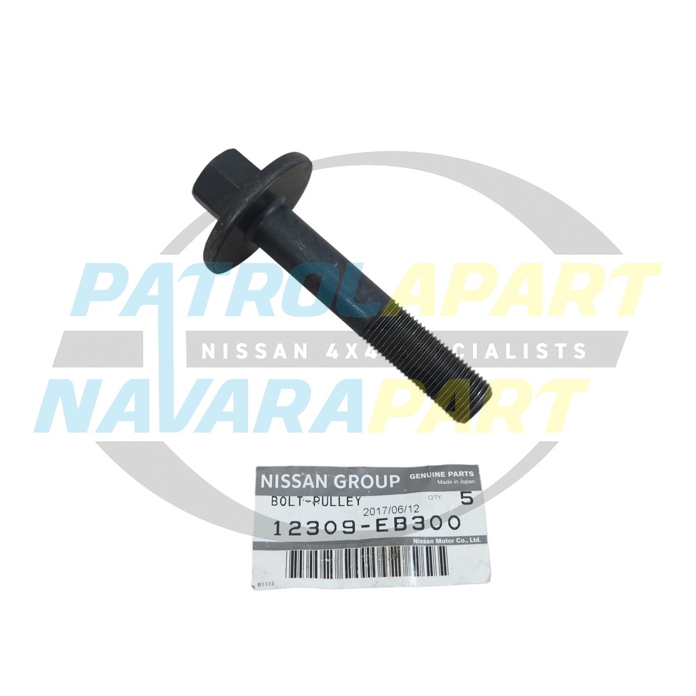 Genuine Nissan Harmonic Bolt - Navara D40 Thai Spanish R51 YD25