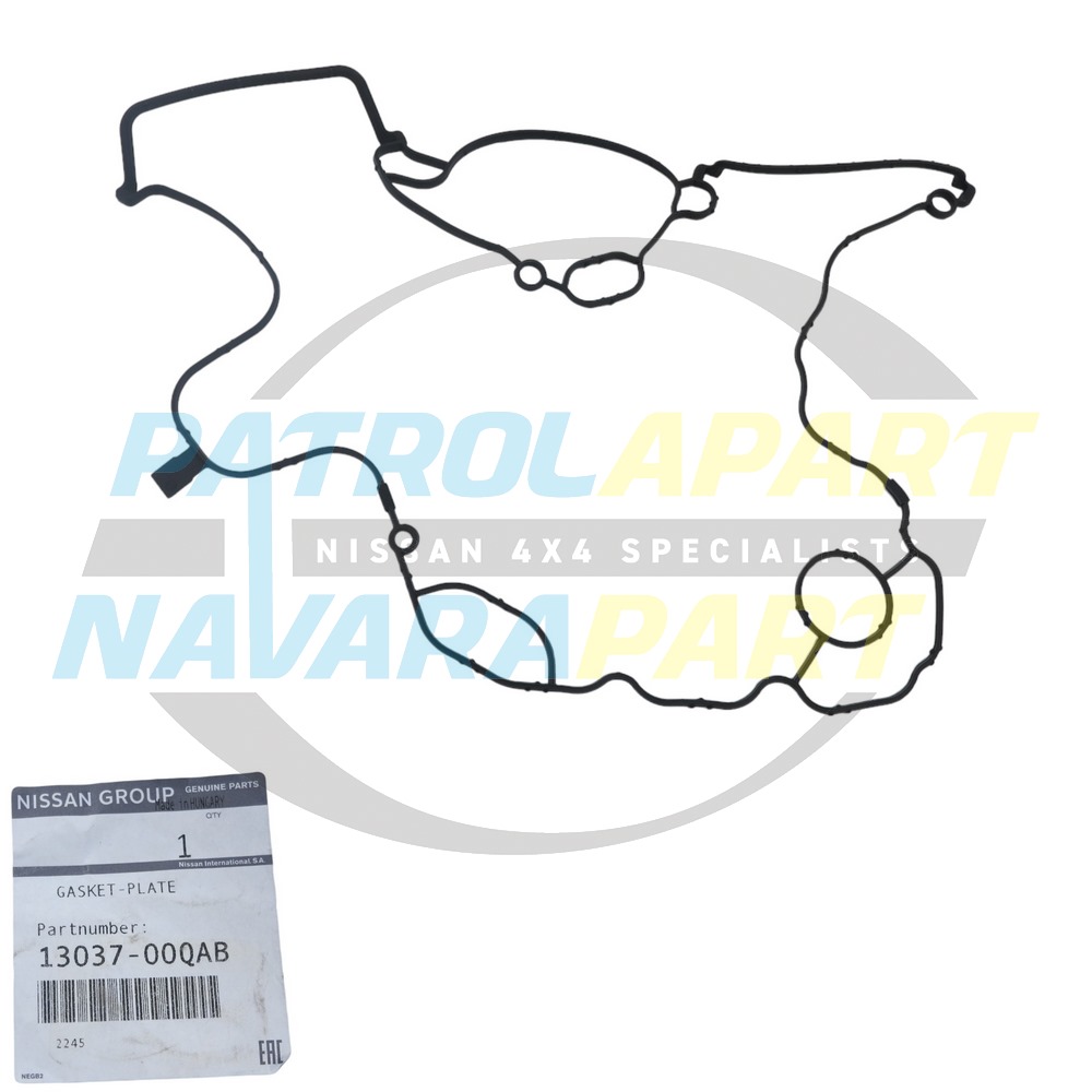 Genuine Nissan Gasket Rear Timing Backing Plate - Nissan Navara D40 V9X & Pathfinder R51 V9X