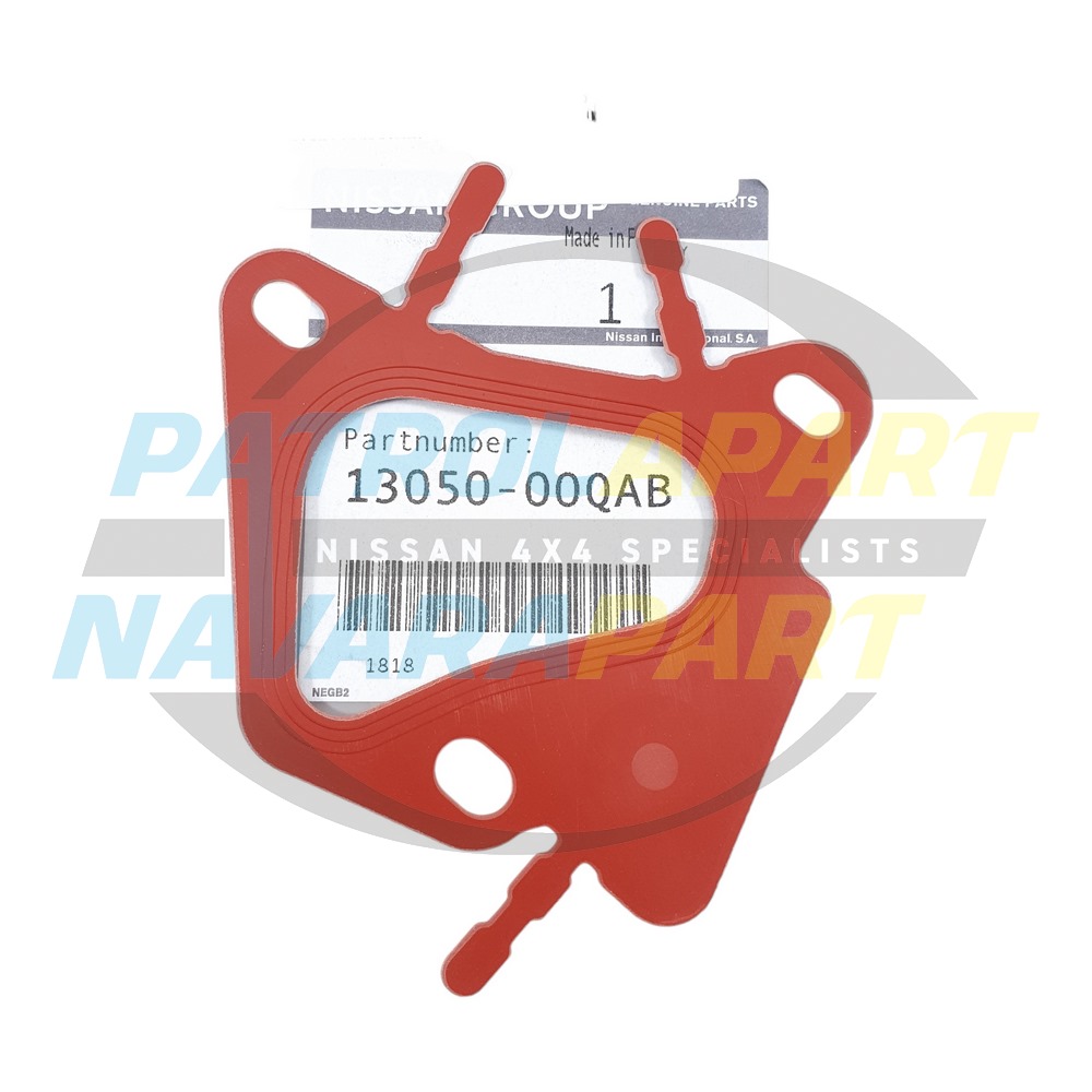 Genuine Nissan Right Hand Rear Water Connector Gasket - Nissan Navara D40 V9X - Nissan Pathfinder R51 V9X