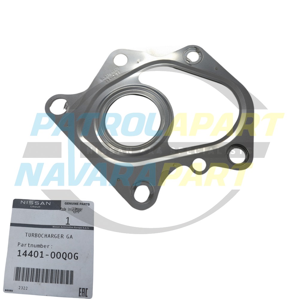 Genuine Nissan Gasket Twin Turbo Charger Exhaust Inlet - Nissan Navara D23 NP300 - M9T