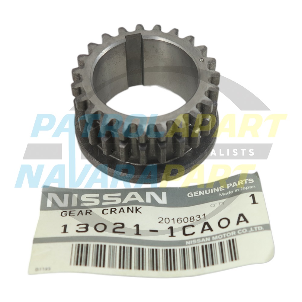 Genuine Nissan Timing Chain Crank Sprocket RH 2nd VK56 - Nissan Patrol Y62