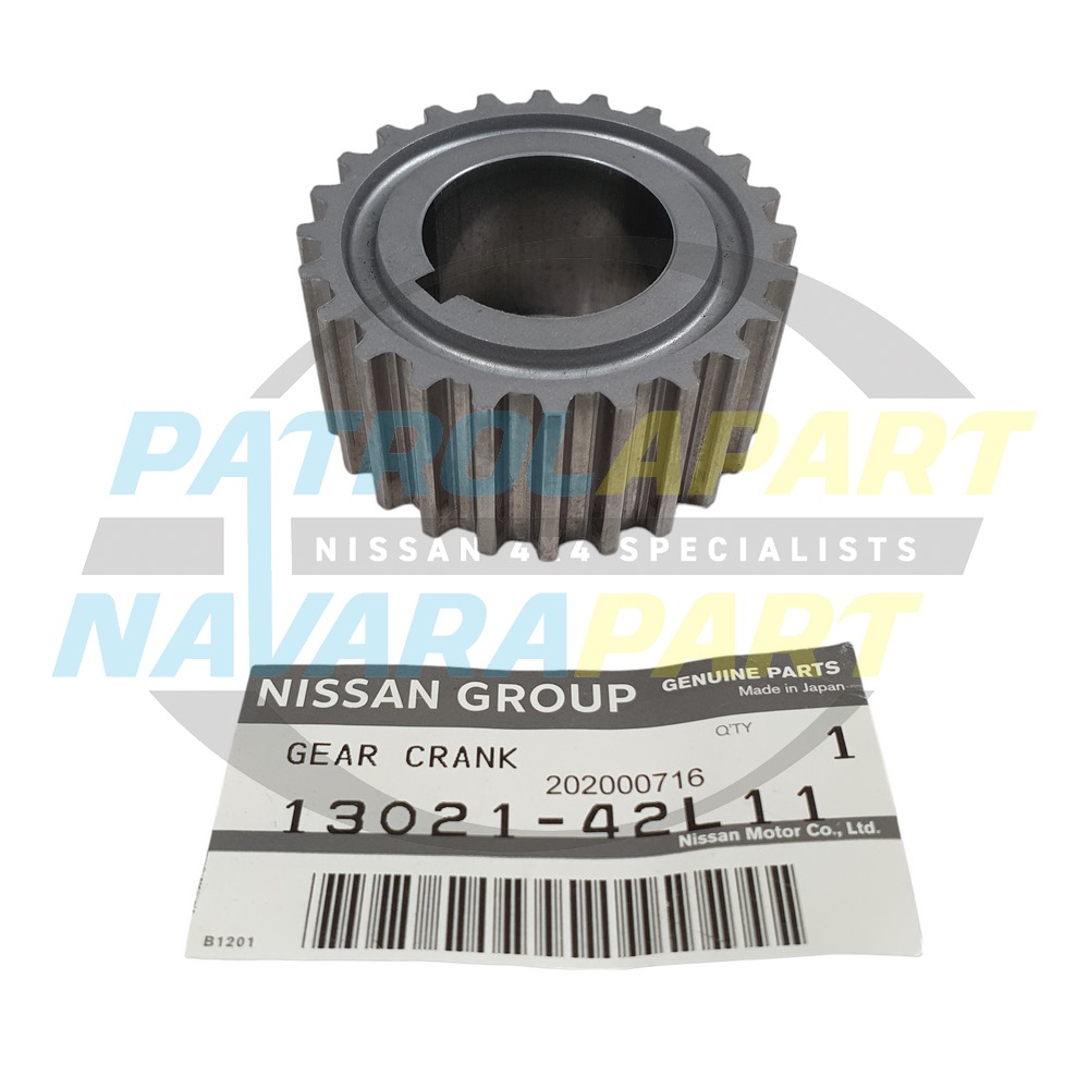 Genuine Nissan Crankshaft Gear RB30 - Nissan Patrol Y60 GQ